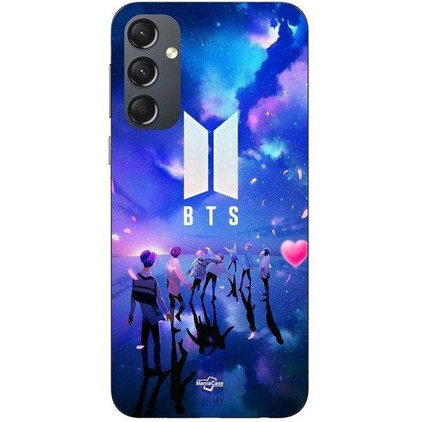 Etui Dla Samsung Galaxy S25 FE BTS Grupa Symbol Army Maniacase Czarny-image