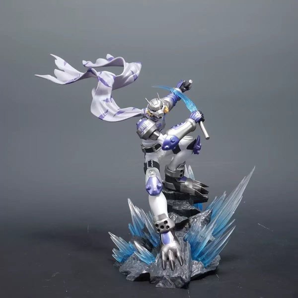 Digimon Adventure Anime Model Wolfmon Figurki Akcji PVC Statua Kolekcja Dekoracja Model Zabawki Prezenty Idealny Prezent Gray-image