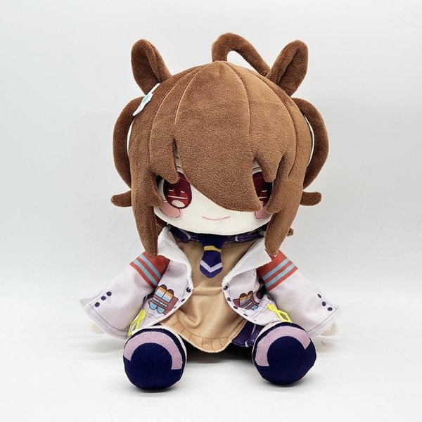 Popularna Anime Uma Musume Pretty Derby Vodka Pluszowa Lalka Anime Gra Urocza Pluszowa Zabawka MięKka BawełNiana Figurka Kolekcjonerski Prezent Dla FanóW 30Cm-image