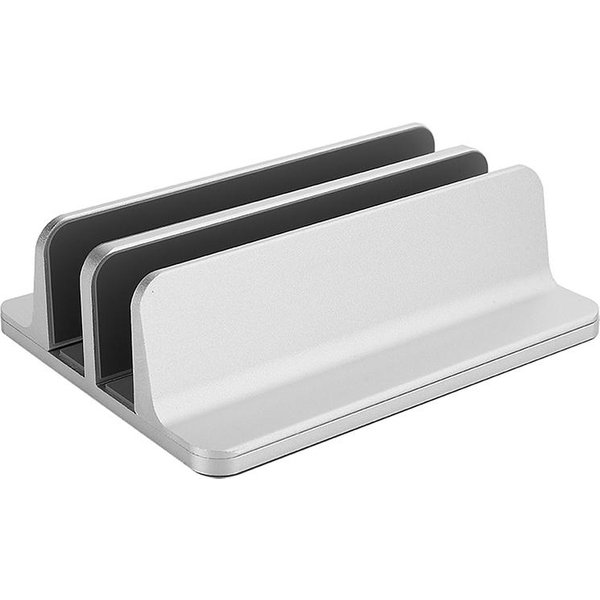 Soporte Vertical Para Computadora PortáTil Soporte Para Computadora PortáTil De AleacióN De Aluminio Estante Ajustable Soporte Para Tableta PortáTil 2 Ranuras-image
