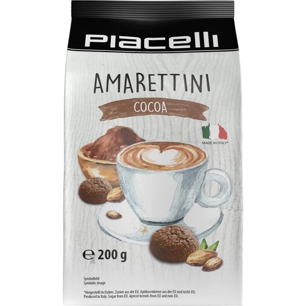 Galletas Amarettini De Cacao Piacelli 200 G-image