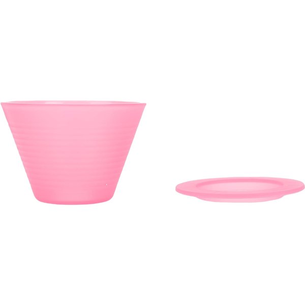Gotero De Café Pour Over De PP De Grado Alimenticio Filtro Plano Para PreparacióN De Café Para Hogar Restaurante Rosa-image