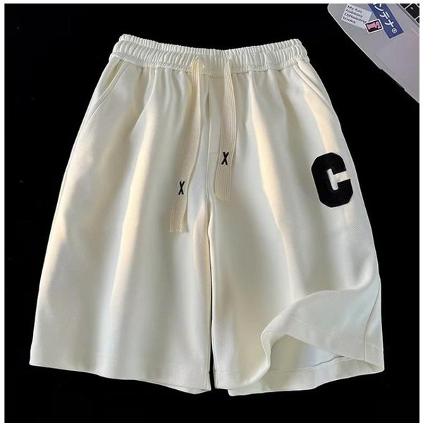 Pantalones Cortos Retro Para Hombre Verano Deportes Pantalones De 5 Puntos Sueltos VersáTiles Casual Baloncesto Pantalones Medios Verano 8XL-image