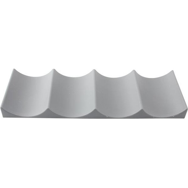 Estante Para Botellas Apilable Para Vinos, Estante Para Botellas De Bebidas, Estante Para Almacenar Latas De Vino Para Refrigerador De Escritorio Gris Claro-image