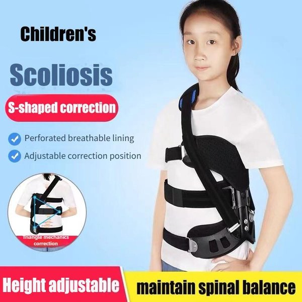 Corrector De Postura Ajustable Para Escoliosis Para NiñOs RecuperacióN Postoperatoria Espinal Ortesis Auxiliar Espinal Dispositivo Para El Cuidado De La Salud-image