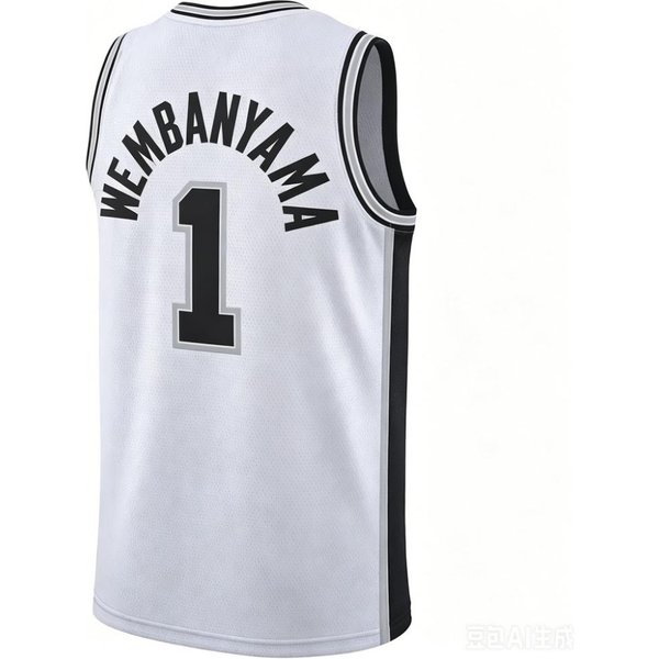 Victor Wemban #1 Camiseta De Baloncesto Para Hombre Especial Secado RáPido Transpirable NiñOs Atuendo Padre-Hijo Aficionado Al Baloncesto M-image