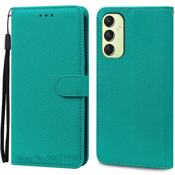 Etui A16 Na Samsung Galaxy A16 Etui Portfel Klapka SkóRzane Etui Na Samsung Galaxy A16 5G Etui Silikonowa OkłAdka KsiążKowa Coque Fundas Samsung A16 4G 5G-image