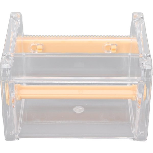 Dispensador De Cinta Adhesiva Transparente Con Cortador De Cinta Adhesiva Y Soporte De Rollo Visible Para El Hogar Y La Oficina Naranja-image