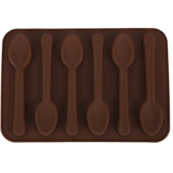 Dioche Moule A Gateau GâTeau Chocolate Moule AntiadhéSif CuillèRe Forme Bricolage Moule De Cuisson Outil Ustensiles De Cuisson-image