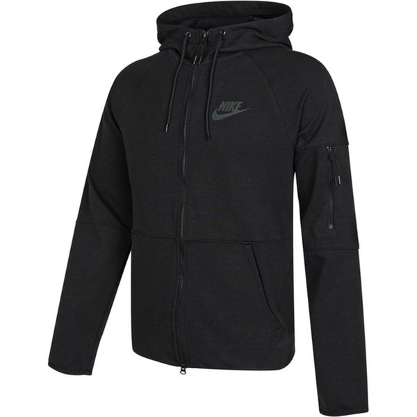 Chaquetas Nike Para Hombre Negras Con Capucha No Desmontable Moderadas Otras S Black-image