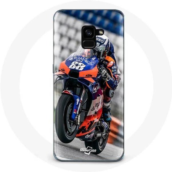 Funda - Maniacase - Samsung Galaxy A5 2018 - Miguel Oliveira Moto GP 88 - Silicona - Flexible Negro-image