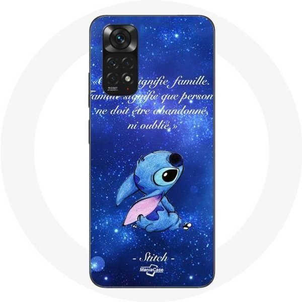 Coque Pour Xiaomi Redmi Note 11S Stitch Ohana Citation-image