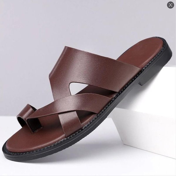 MęSkie PłAskie Kapcie Nowe Outdoorowe OddychająCe Codzienne MięKka Podeszwa Buty PlażOwe Lekkie Komfortowe Modne AntypośLizgowe MęSkie SandałY 43 Gray-image