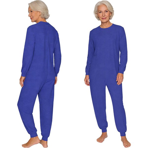 JednoczęśCiowy Kombinezon Adaptacyjny Unisex M-3XL Do Opieki Nad Osobami Starszymi: Kombinezon Z Zamkiem BłYskawicznym Z TyłU ZapobiegająCym Rozpinaniu, Z DłUgim RęKawem I Spodniami, Dla OsóB Ze Specjalnymi Potrzebami Xxl-image