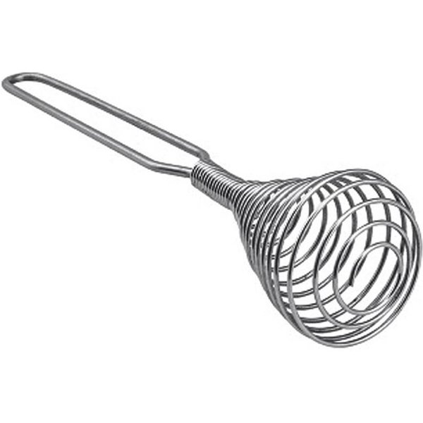 Batidor De Huevos Manual Acero Inoxidable Batidor De Mano Batidor De Huevos Mezclador Batidor Espumador De Crema Batidor De Harina L(For 6.5-9Kg) Gray-image