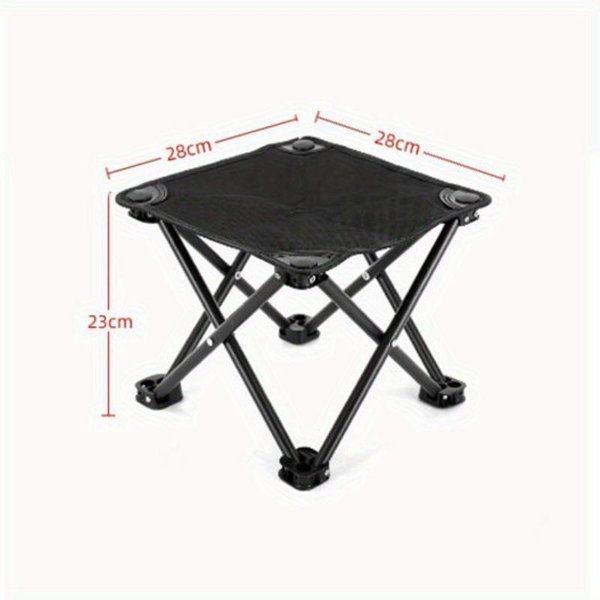 Taburete Plegable PortáTil Para Exteriores Camping Taburete Plegable Para Pies Senderismo Playa Viaje Picnic Asiento De Pesca Herramientas Picnic Ultraligero-image