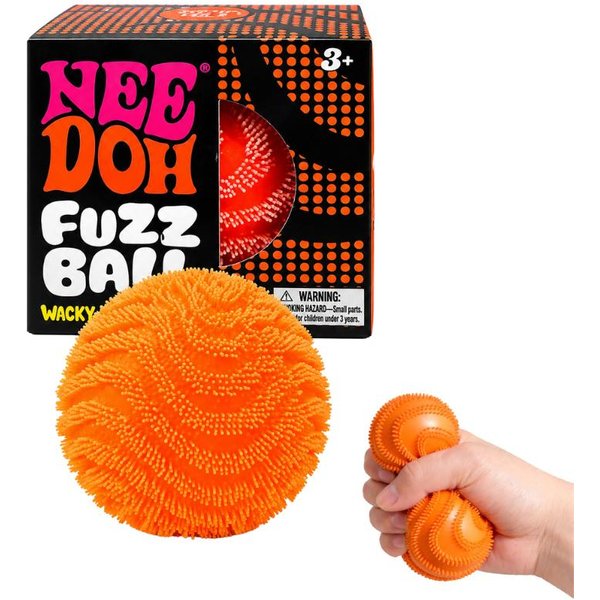 Schylling Nee Doh Waves MięKka Kulka Fuzz Ball Do śCiskania Sensoryczna Zabawka Fidget W śLepym PudełKu OdstresowująCa Dla Dzieci W Wieku 3+-image