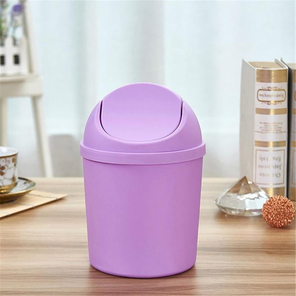 Mini Papelera De Escritorio Para El Hogar, Cesta De Basura Para Mesa, Cesta De Basura Colgante Para El Hogar, Oficina, Papelera PequeñA, Suministros De Oficina-image