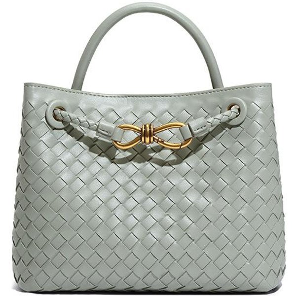 Torebka O DużEj PojemnośCi, Damska, Unikalna I Elegancka, Prosta Torebka Pleciona RęCznie, Praktyczna I Wszechstronna, Torba Crossbody Na Jedno Ramię Gray-image