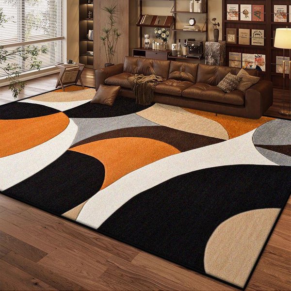 Nowoczesny Luksusowy Dywan Do Salonu MięKki AntypośLizgowy DużY Dywan Do Domu Sypialni Dekoracja Sofy Jasna Mata PodłOgowa 60X90Cm-image