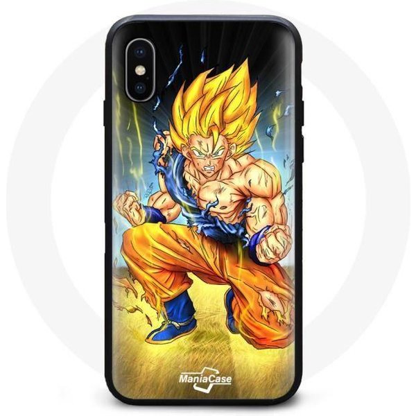 Funda - Dragon Ball - Iphone XS Max - Flexible - Negra - Mixta-image