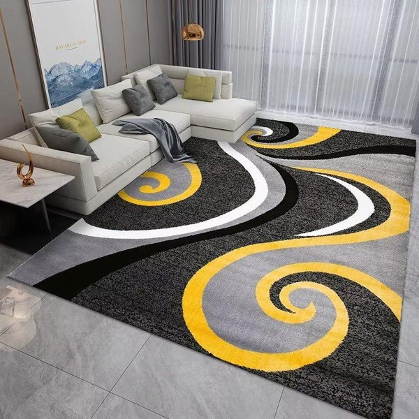 Geometryczny Dywan Do Salonu Nordic Abstrakcyjny WystróJ Domu Stolik Sofa DużE Dywany Sypialnia DziecięCa Mata Do Raczkowania AntypośLizgowa 60*90Cm-image