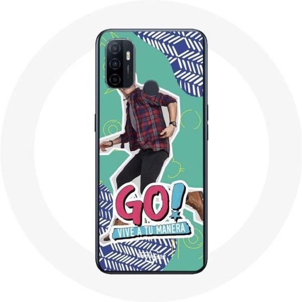 Funda - Maniacase - Oppo A53 - Flexible - Negra - ¡Persigue Tus SueñOs ÁLvaro Paz Go!-image