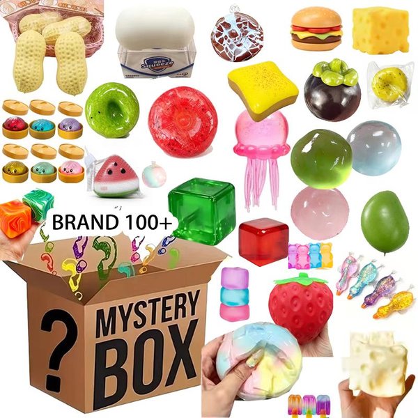 MáS De 100 Piezas Juguetes Misteriosos Squishy, Figuras Squishy Aleatorias De ElevacióN Lenta Juguete Sensorial Fidget Alivio Del EstréS Regalo Favor De CelebracióN Infantil-image