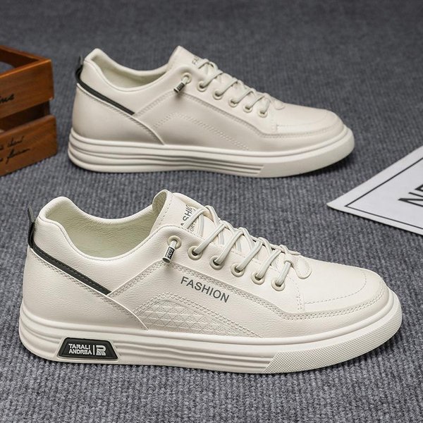 Zapatos De Hombre Para Verano Nuevos De Moda Y VersáTiles Transpirables Blancos Ligeros Suela Suave Casuales Zapatos De Estudiante Para Hombre 44-image