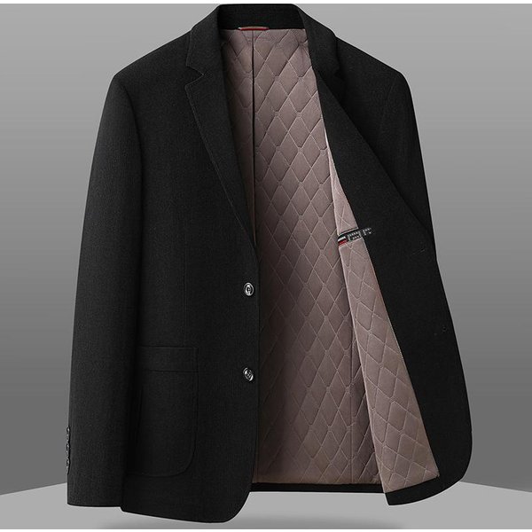 Garnitur MęSki Corduroy Casual Na Wiosnę I Jesień Nowy KoreańSki Styl Slim Suit MęSki Modny Pojedynczy Garnitur Marynarka 4XL Gray-image
