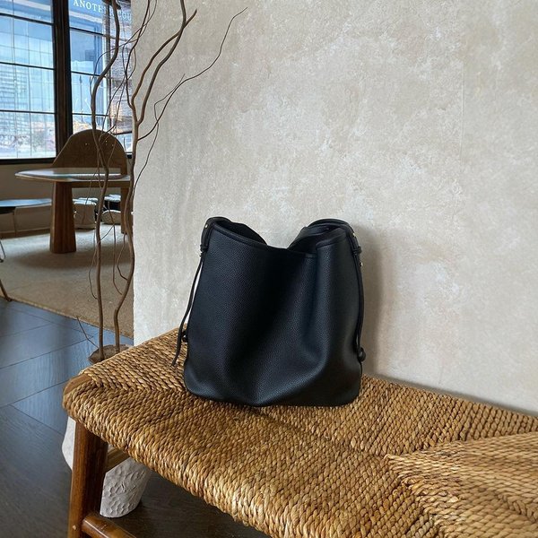 Bolso Vintage Para Viajeros Tidewater Bolso Balde Bolso Bandolera Todo En Uno Bolso Tote Dama Negro-image