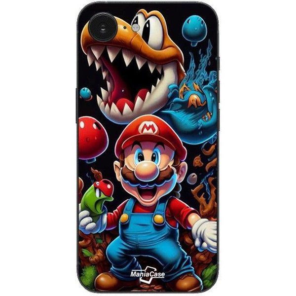 Funda Maniacase Para Iphone 16E Super Mario Bros PelíCula Negro-image