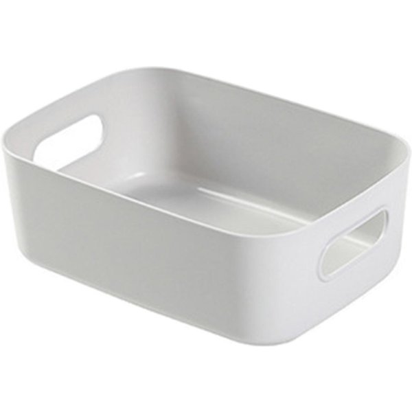 Cesta De Almacenamiento De Escritorio PP Caja De Almacenamiento De CosméTicos Organizador De ArtíCulos Varios De Escritorio Con Asa Para S-image