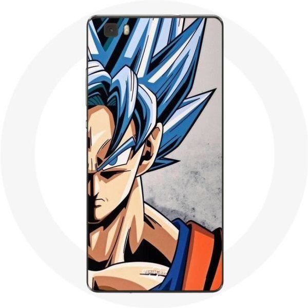 Funda Para Huawei P8 Anime Dragon Ball Goku Pelo Azul-image
