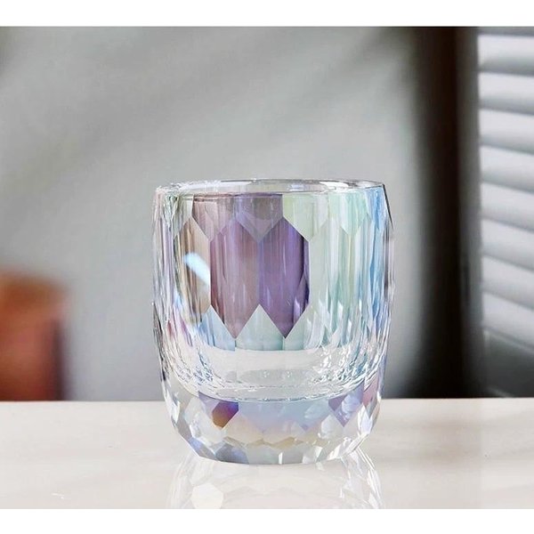 Lujo Asequible Cristal De Corte Diamante Vaso Old Fashioned Para Whisky Vaso Para Licores Vino Copa De Vodka Vasos De Agua ColeccióN De Regalos 210Ml-image