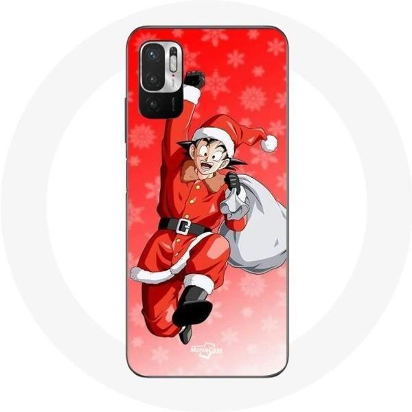 Coque Pour Xiaomi Redmi Note 10 5G Anime Son Goku Dragon Ball Le Jour De NoëL 2023-image