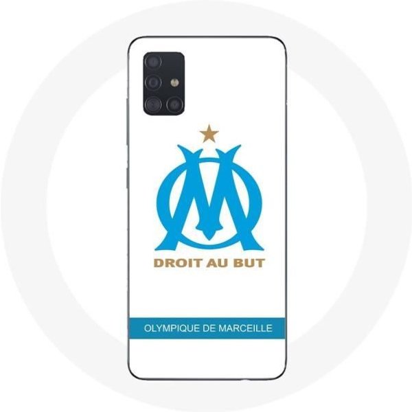 Funda Samsung Galaxy A51 Logo Olympique De Marsella Fondo Blanco-image