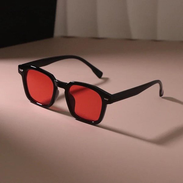 Gafas De Sol Cuadradas Elegantes CláSicas Casuales De Calidad Para Hombres Y Mujeres Gafas De Sol CláSicas Elegantes Tonos Lisos Masculinos Premium Other Brown-image