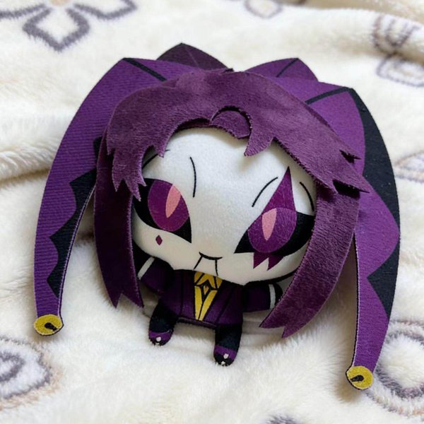 10 Cm Juego El Pierrot ArlequíN BufóN Taquillero Peluche MuñEco Relleno Freak Colgantes Mochila Llavero MuñEco Juguetes De Peluche Regalos-image