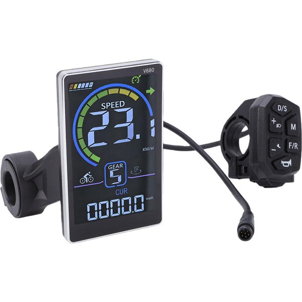 WyśWietlacz LCD Roweru Elektrycznego Panel LCD Hulajnogi Akcesorium Do Modyfikacji Roweru Wodoodporny Kabel ZłąCze 6-Pinowe-image