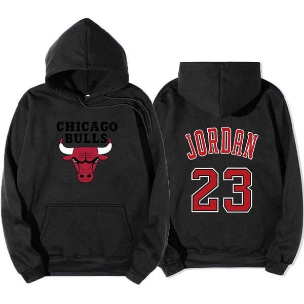 OtoñO Invierno Sudadera Para Hombre PatróN NBA23 Sudadera Estampada De Moda Sudadera CóModa Casual Holgada 3XL Negro-image