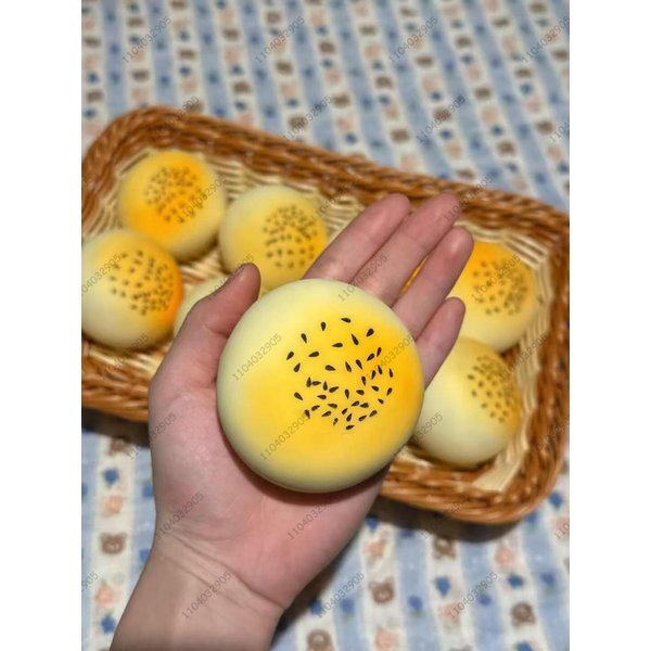 ChrupiąCe Korokke JapońSki Krokiet PiłEczka Anty-Stresowa MięKka Zabawka Modelowalna PiłEczka Do ŚCiskania Asmr Sensoryczne Zabawki Anty-Stresowe Fidget Dla DorosłYch Yellow-image