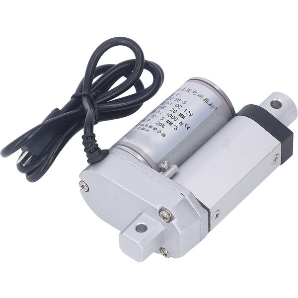 Elektryczny SiłOwnik Liniowy Skok 20Mm SiłA 1000N SiłOwnik Liniowy Do UrząDzeń Maszynowych 12V-image