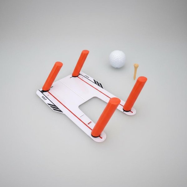 Regulowany Trener HuśTawki Golfowej PrzenośNy Trener HuśTawki Golfowej SprzęT Treningowy Sportowy Jasny Wizualny Feedback DłUgotrwałY-image