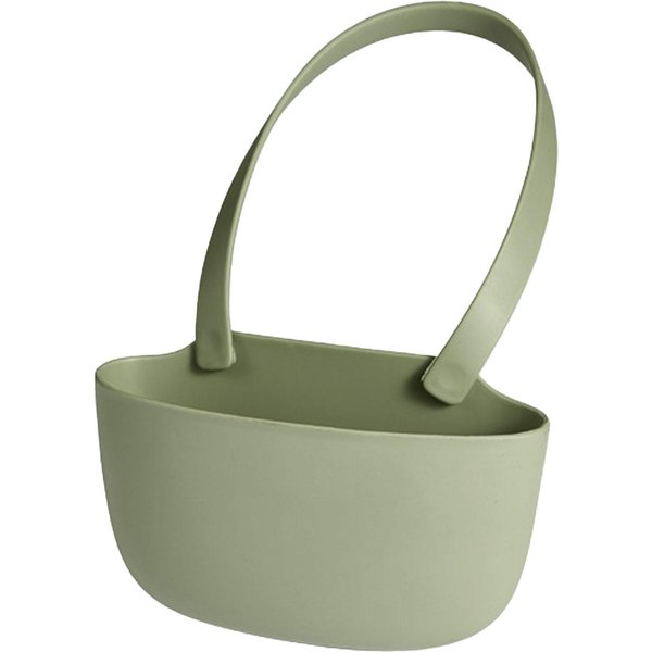 Escurridor De Cocina Cesta Colgante Con Agujeros De Drenaje Gran Capacidad Cesta Escurridora Suave Y Flexible Para Fregadero Verde-image