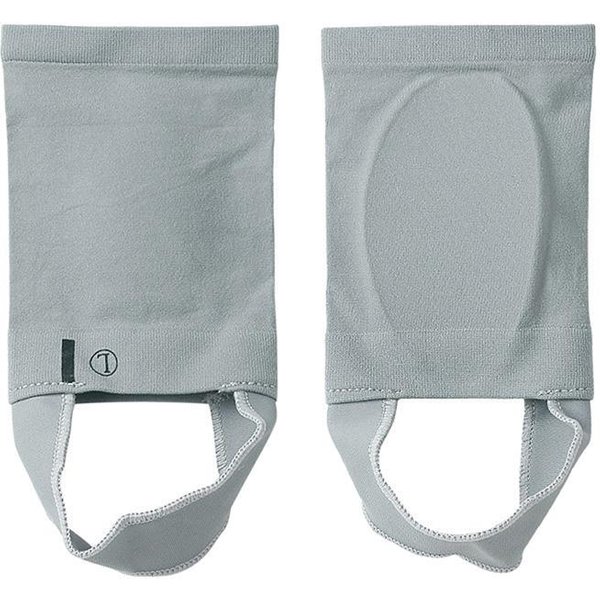 1 Par De Mangas De Soporte De Arco Fascitis Plantar Espolones De TalóN Cuidado De Los Pies Pies Planos Aliviar El Dolor Calcetines Plantillas OrtopéDicas Almohadillas Gris-image