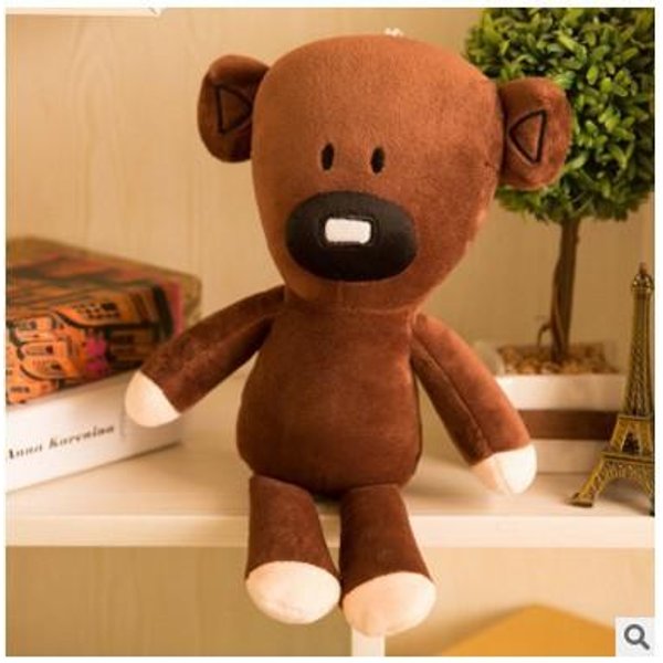 Juguete De Peluche Oso Frijol De Dibujos Animados De 80 Cm Lindo Animal De Peluche Oso De Peluche Para Regalo De CumpleañOs De NiñOs Navidad MuñEco Frijol Juguete Suave Oso 30Cm-image