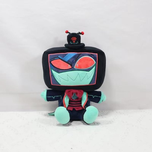 Nowość W Magazynie Pluszowa Lalka Hazbin El Vox Urocze Akcesoria Anime Zabawka Halloweenowy Prezent ŚWiąTeczny In Stock MięTa-image