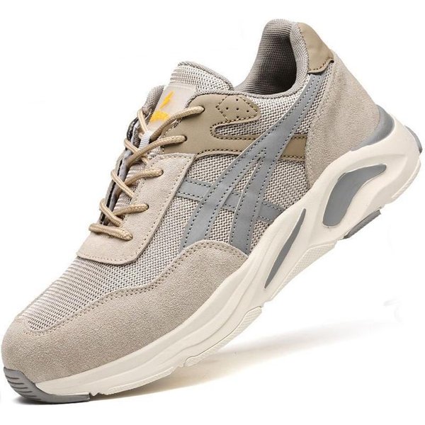 Botas De Trabajo Para Hombre Mujer Indestructibles Zapatos De Seguridad Hombre Zapatos Con Puntera De Acero Zapatillas De Trabajo AntiperforacióN Adulto Malla Zapatos De Trabajo Ligeros 43-image