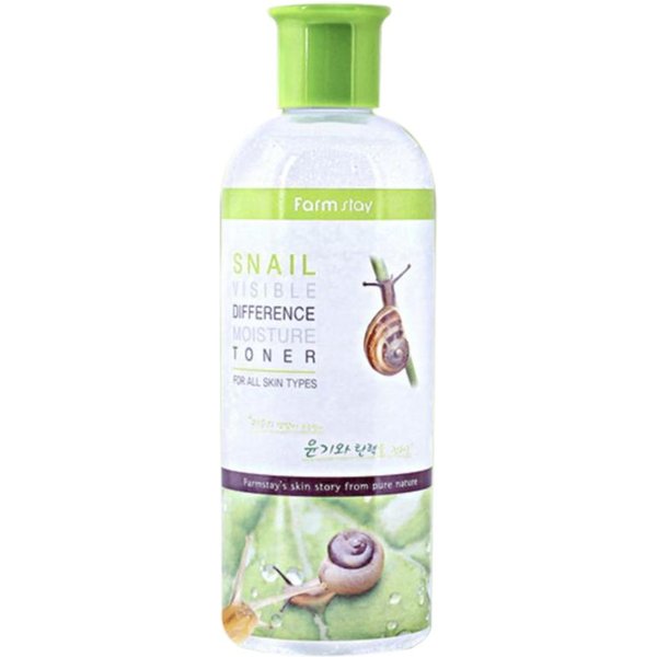Farm Stay Snail Visible Difference Moisture Toner 350Ml (3 Opciones) 1Pcs White-image